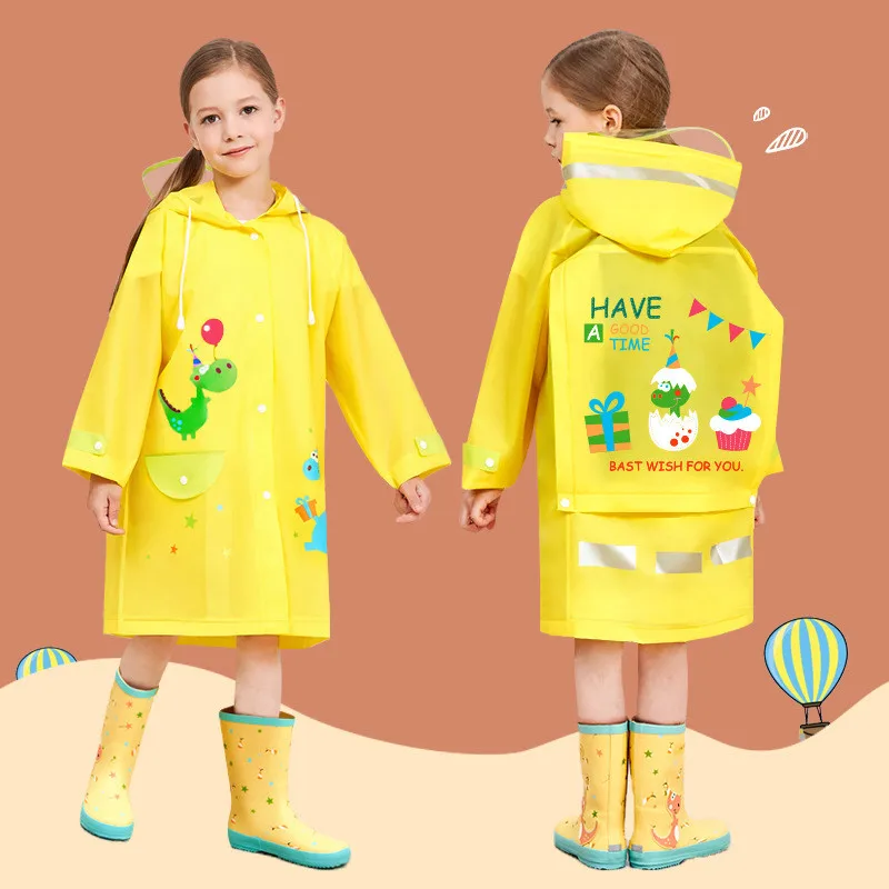 

Safe And Environment-Friendly Children Waterproof Children Rain Cape PVC Raincoat, Customized color