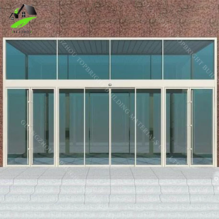 
automatic frameless folding glass doors exterior entry patio doors system price 