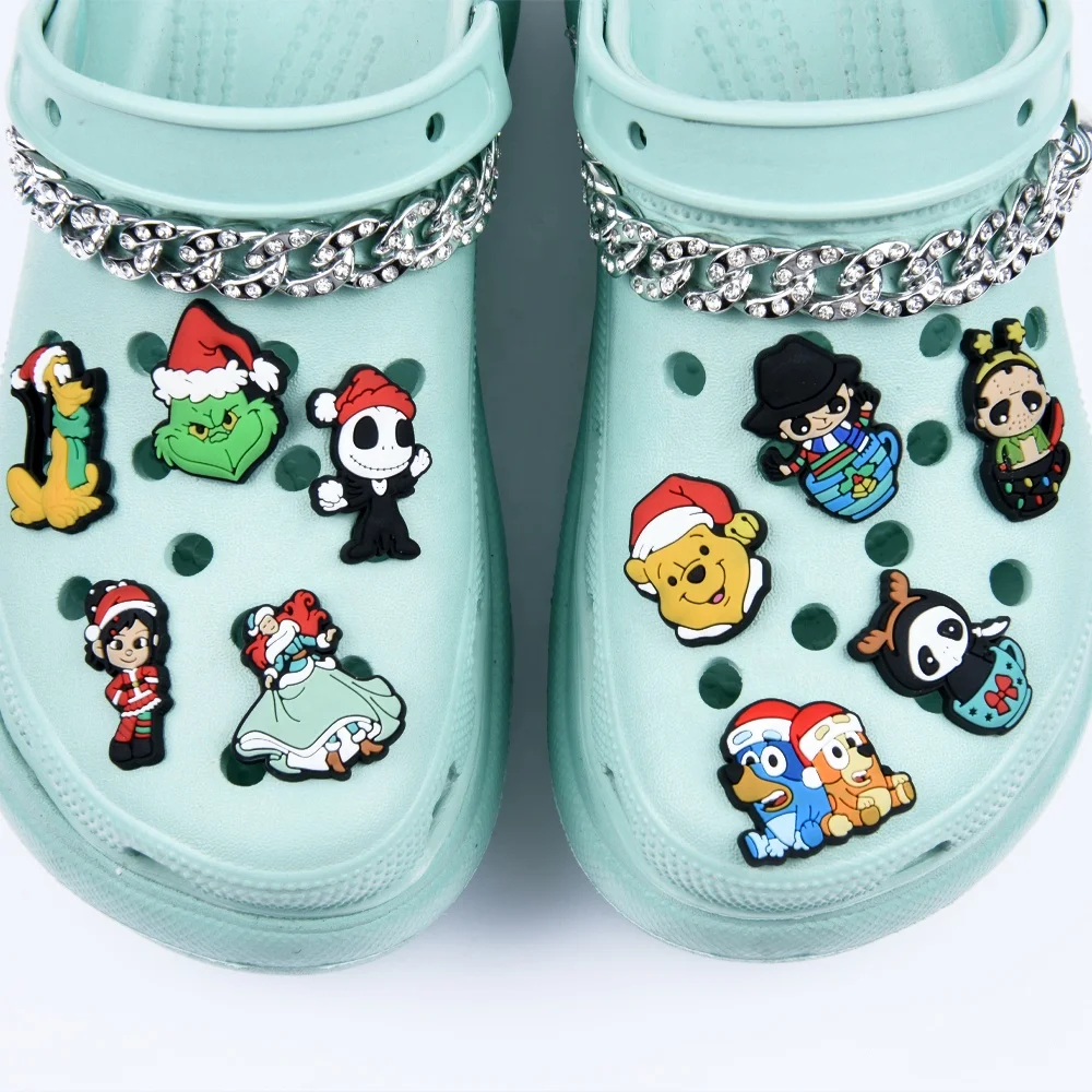 

New Design Fall Charm for Wholesale Pumpkin Christmas Shoe Charm Halloween Shoe Charm for Clog Decoration for Kids Gift Evil Eye, Customized color