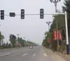 6.5 6 meter hot dip galvanized steel Red Green Automated Traffic Light Pole /Traffic Sign Pole