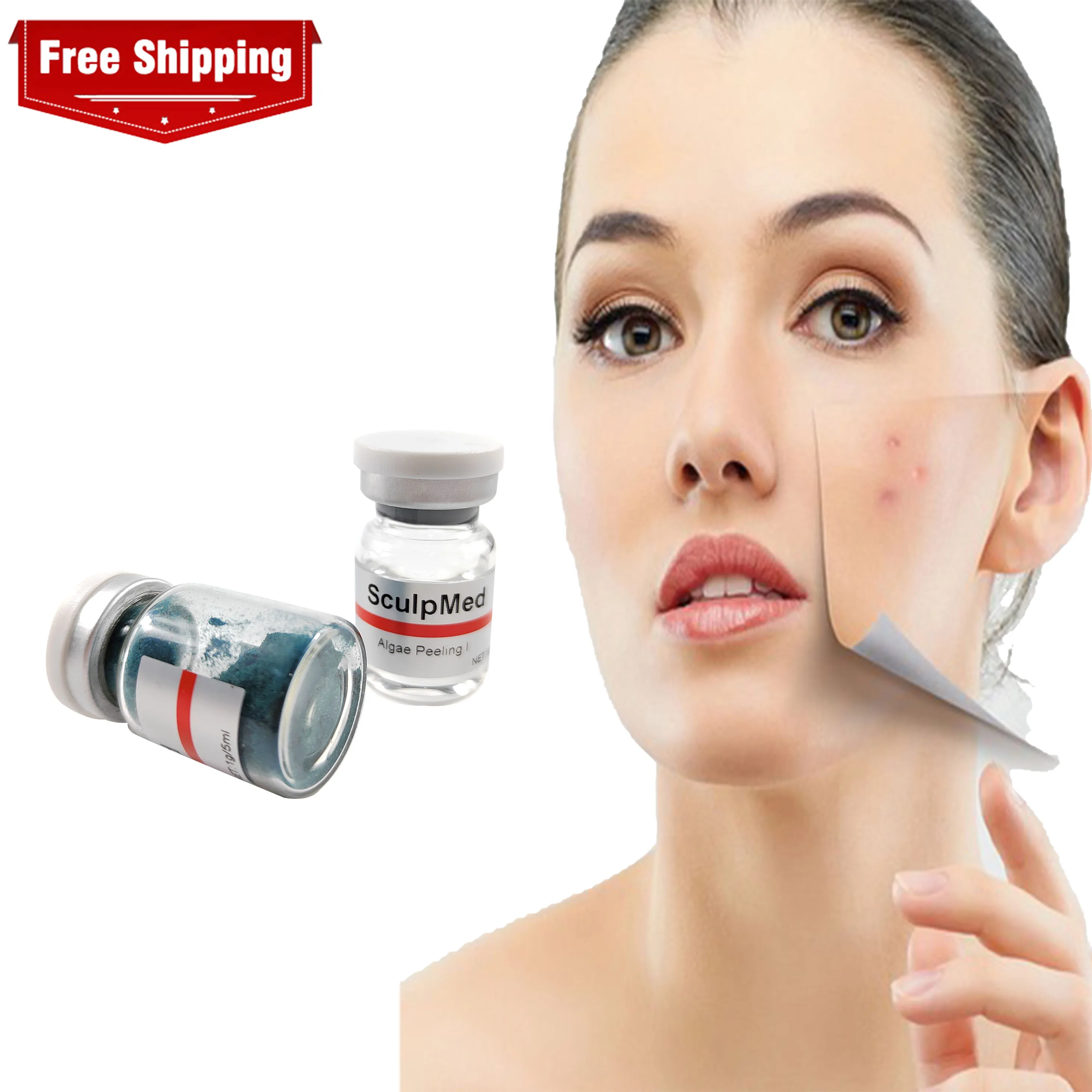 

20% Mild Spongilla Spircules Algae Peel Off Peeling Mask FOR Acne Treatment I