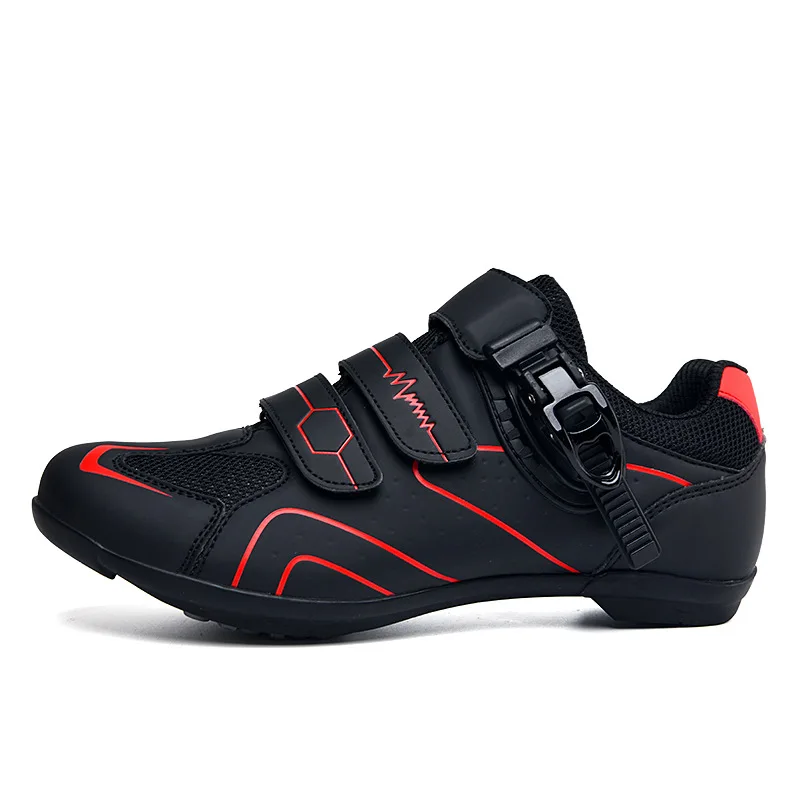 

custom gravel Indoor outdoor No-lock all road flat Men MTB Road Bike ratchet tighten urban bike Cycling Shoes Riding Shoes