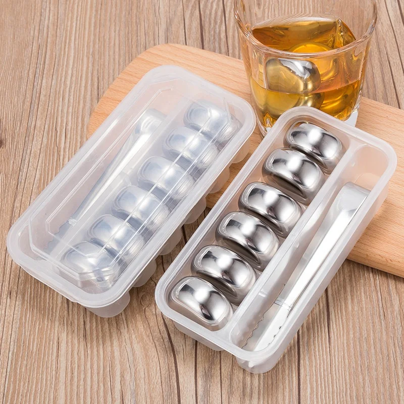

Wholesale 304 Stainless steel ice metal ice cubes ice iron
