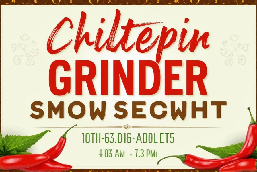 Using Chiltepin Grinder Steps
