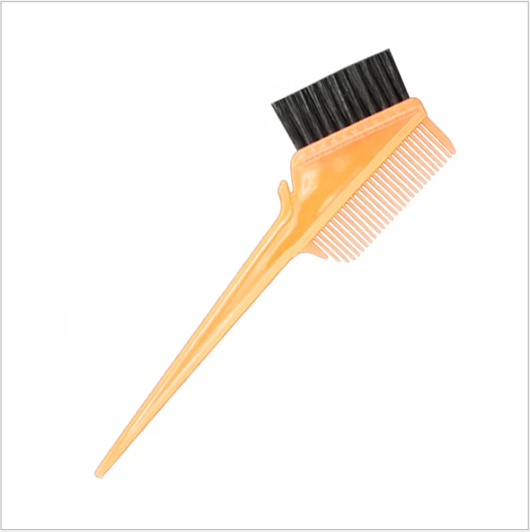 

Barber Home using Hair Dye Tail nylon Brush Double-sided Comb Soft Plastic Common Comb Salon product, 4 colors