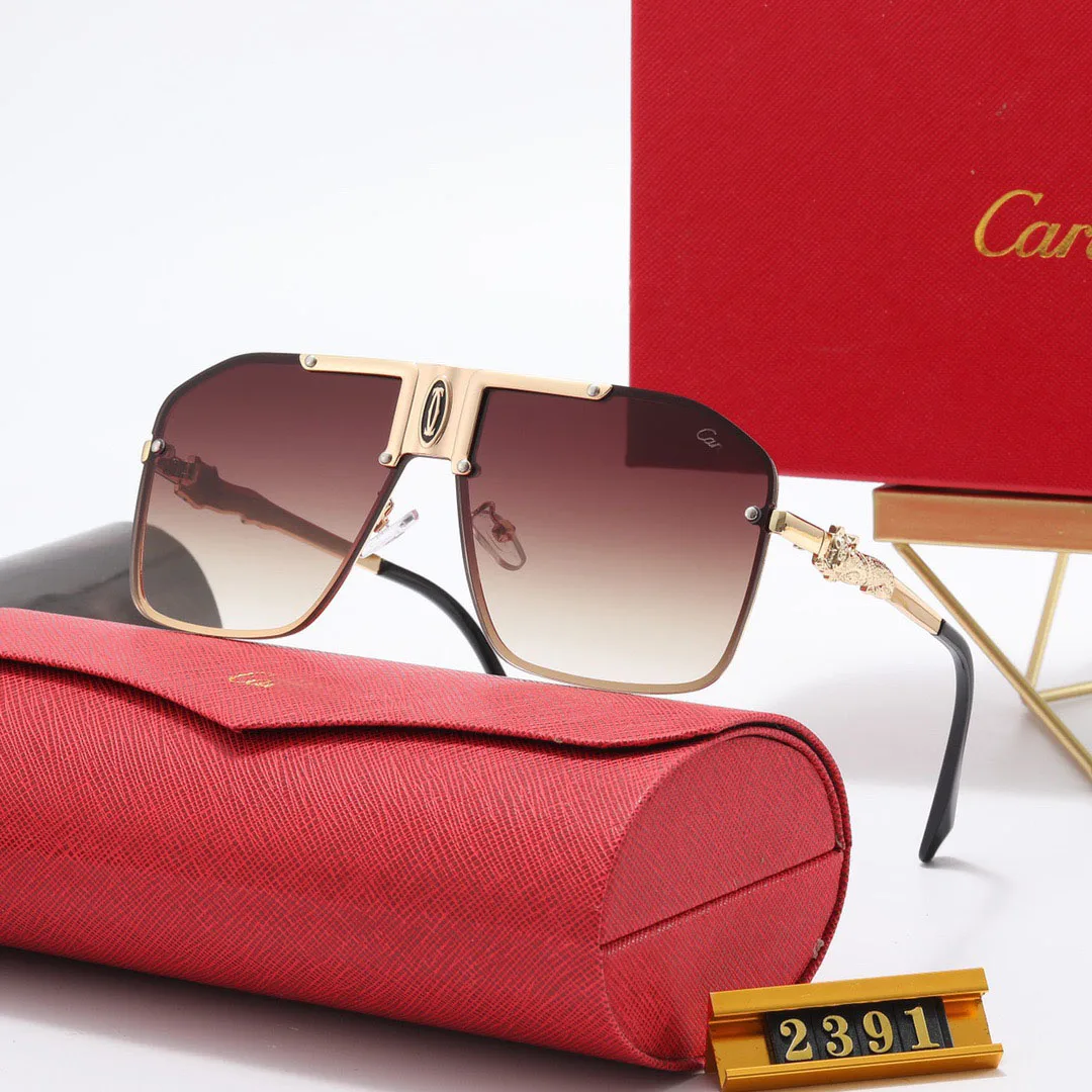 

2021 New unique design large frame Polarized Sunglasses Fashion men's Sun brand women's Sunglasses 2391, 6 colors