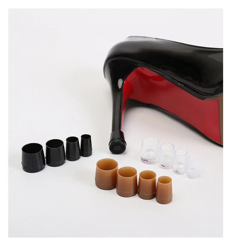 

JianHui Avoid Getting Injured Anti Slip Plastic High Heel Protector Heel Repair Covers for Women Heel Stoppers