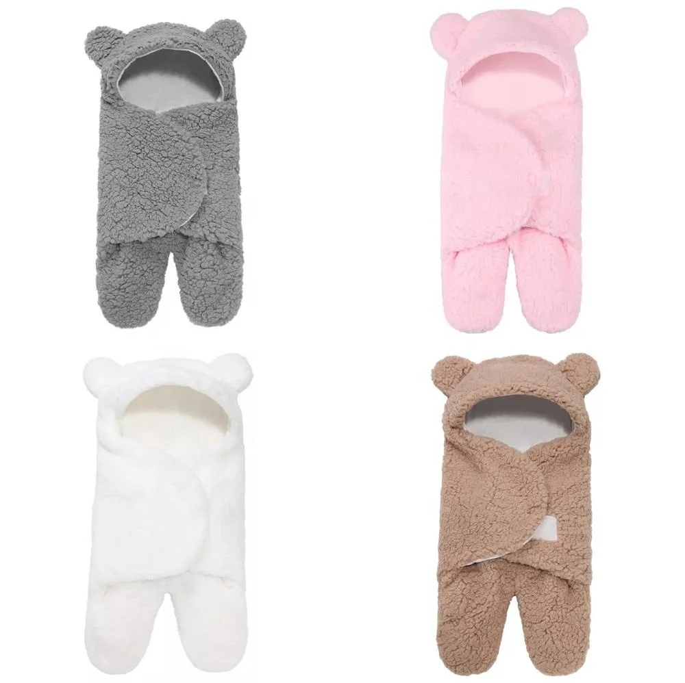 

55X65cm Amazon Quality Faur Cashmere Winter Newborn Infant Baby Sleeping Warp, Custom color