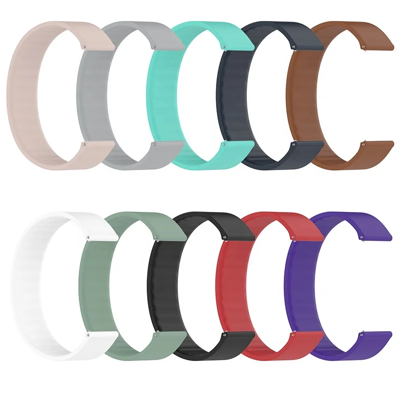 

BOORUI mi watch lite strap 18MM Silicone Bands for Sport Soft Bracelet For XiaoMi Redmi Watch Belt Wrist Strap, Black white,red,coffee