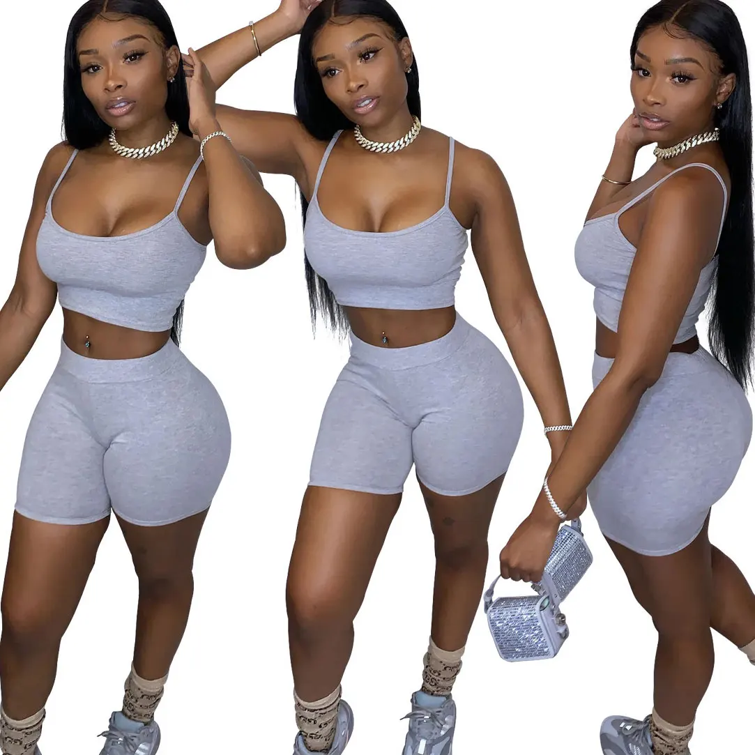

FS2926A New fashion many colorsworkout clothing two piece set women clothing