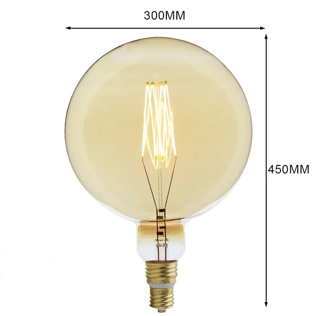 OLD fashioned light bulbs xxl led filament bulb G300 E27 dimmable edison light bulbs Decorative