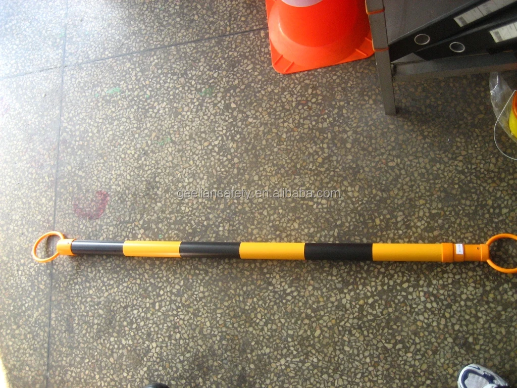 Retractable Traffic Cone Bars To Connect Cone With Lock Long Pvc