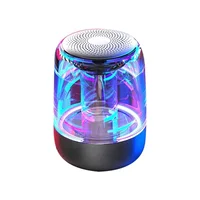 

C7 Portable Bluetooth 5.0 Speaker Transparent LED Luminous Subwoofer TWS 6D Surround HIFI Stereo Cool Audio For Mobile Phone