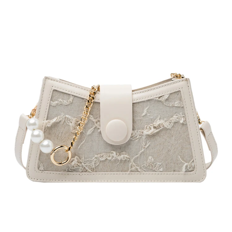 

High Quality 2021 New Fashion Hot Sell Casual Canvas and Leather Women Shoulder Bags For Women, Black,white