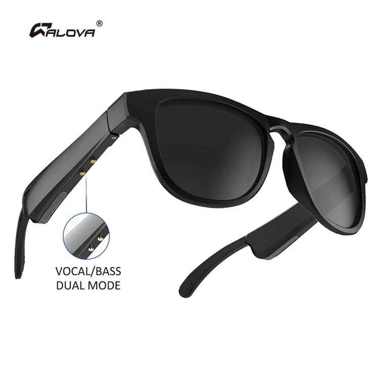 

Amazon Top Oem Bluetooth Earphone Bone Conduction Sunglasses Audio Smart Glasses