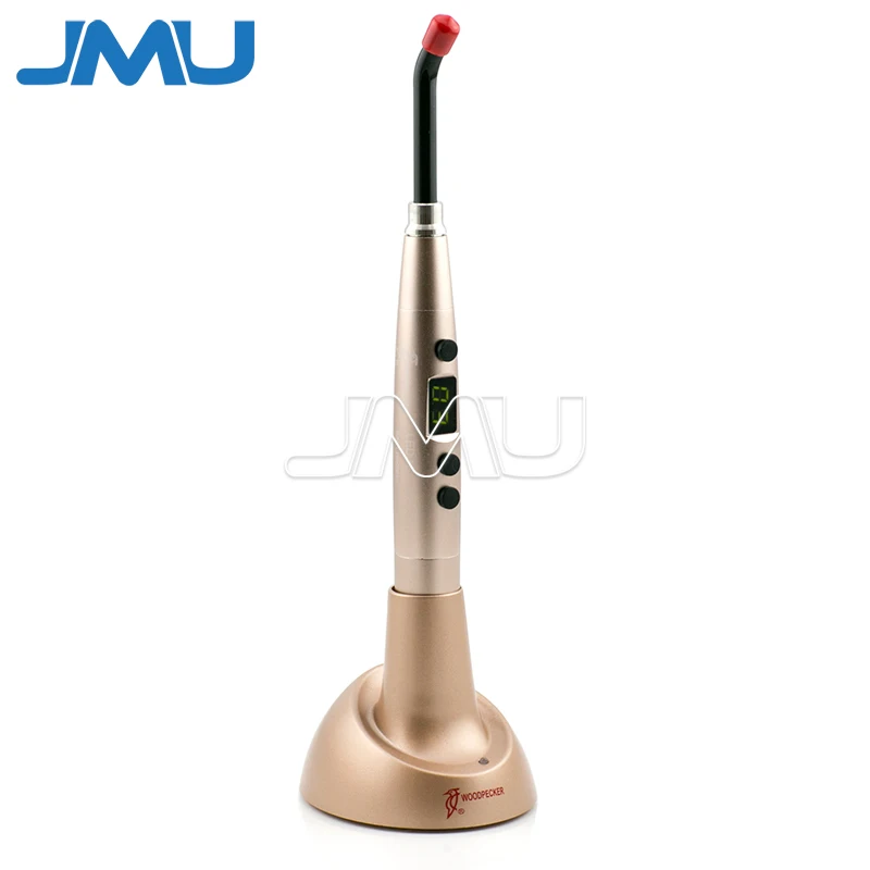 Original Woodpecker Dental LED H Plus Curing Light with Meter Power Tester Gold