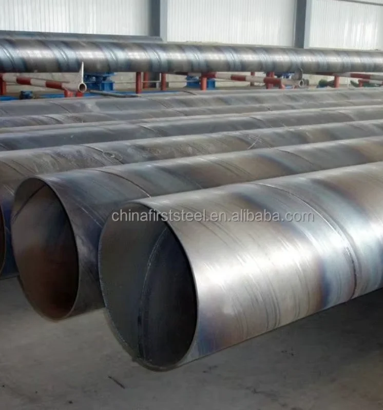 Large Diameter S235JR S275JR Spiral Welded Steel Pipe Different Wall Thickness