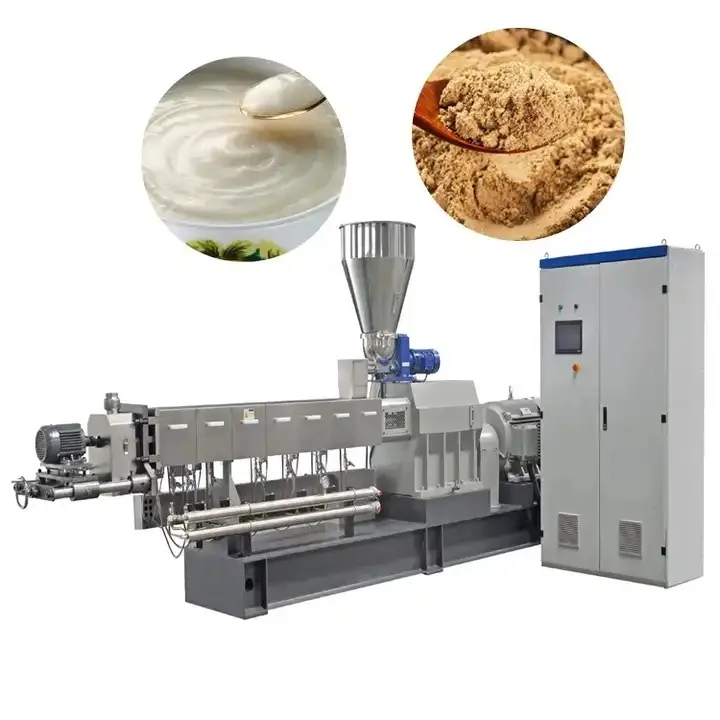Hot Selling Nutrition Powder Machine Extruder Instant Porridge Nutrition Powder Production Line in Africa
