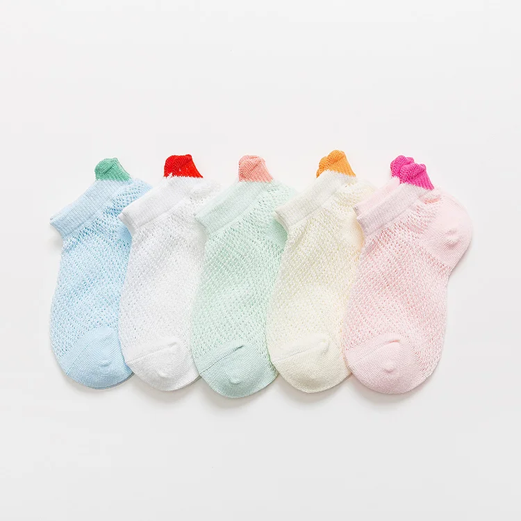

Spring Soft Thin Crew Sock Cartoon Custom Cute Custom Heart Socks Baby Sport Ankle Socks