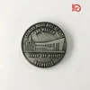 custom metal coin with soft enamel technique