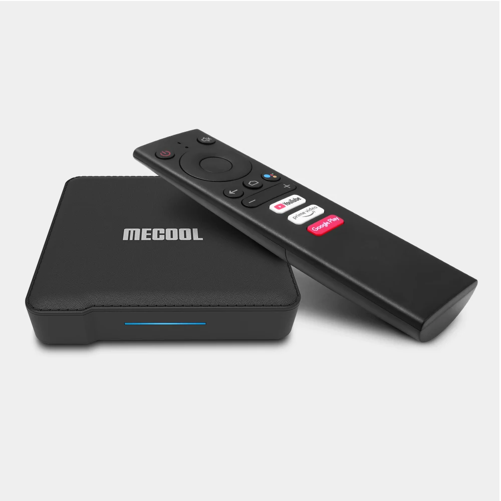 

MECOOL KM1 ATV 2.4G/5G 2T2R WiFi Google Play Prime Video Amlogic S905 Android 10.0 4K Android TV Box