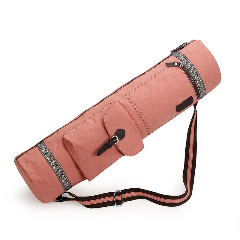 

Womens Sling Gym Accessories Yoga Mat Cover Canvas Bag, Patterned