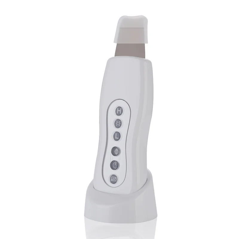 

2021 hot device skin care equipment scrubber skin scrubber pen ultrasonic ultrasonic skin scrubber deep cleaning, White