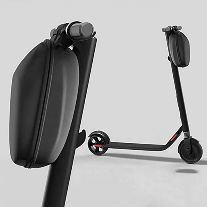 

3L durable hard shell handbag electric bicycle front hanging bag factory sales, Black