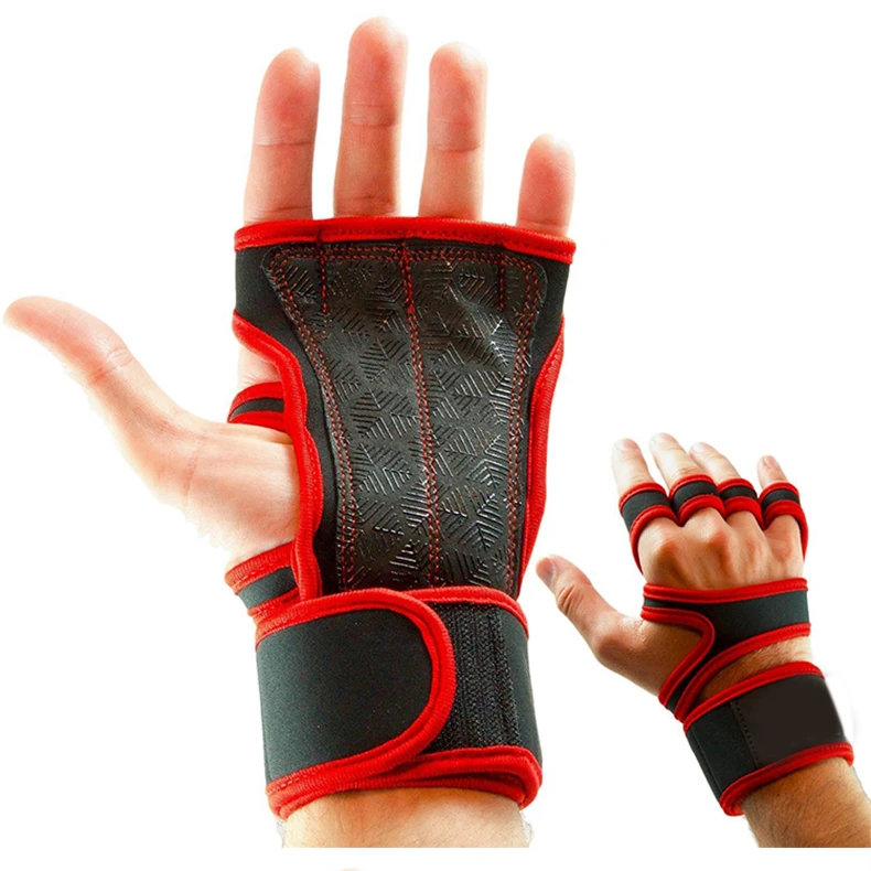 

Half Finger Gloves Sports Fitness Exercise Training Gloves Anti-slip Resistance Weightlifting Gym Gloves For Men, Customized color