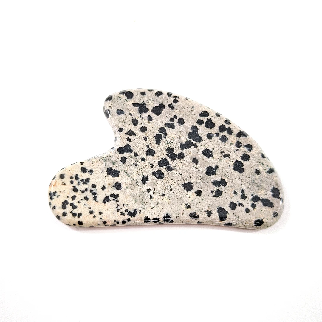 

Gua Sha Massage Tool, Dalmation jasper Gua Sha Scraping Massage Tool, Gua Sha Facial Tool for SPA Acupuncture Therapy Treatment