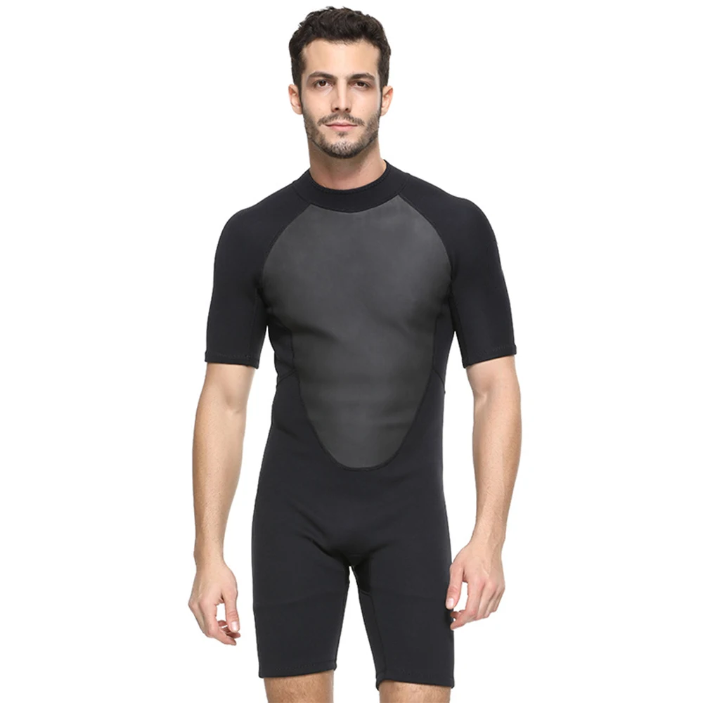 

Newbility One-piece men's 2mm warm and cold long-sleeved snorkeling suit surfing winter swimming suit, 6colours