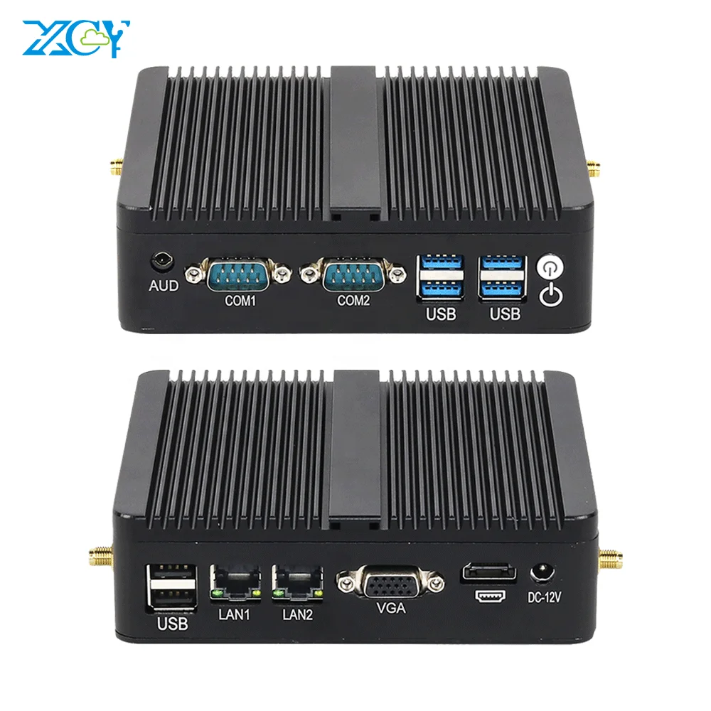 

Quad Core J4125 Dual LAN Dual COM Fanless Ubuntu Linux Mini PC RS232 IoT Industrial Computer