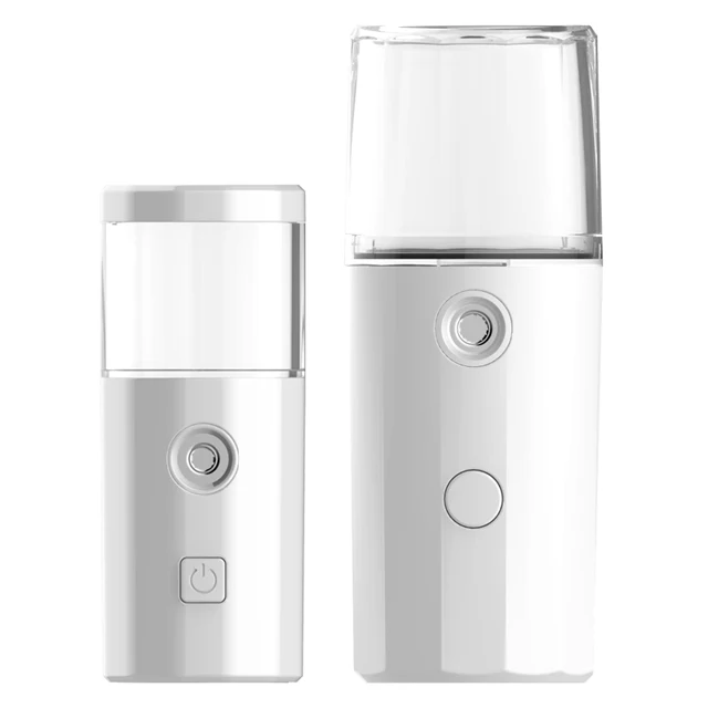 

Best selling Skin care equipment Mini Portable Facial humidifier and water supply instrument humidifiers, White,pink