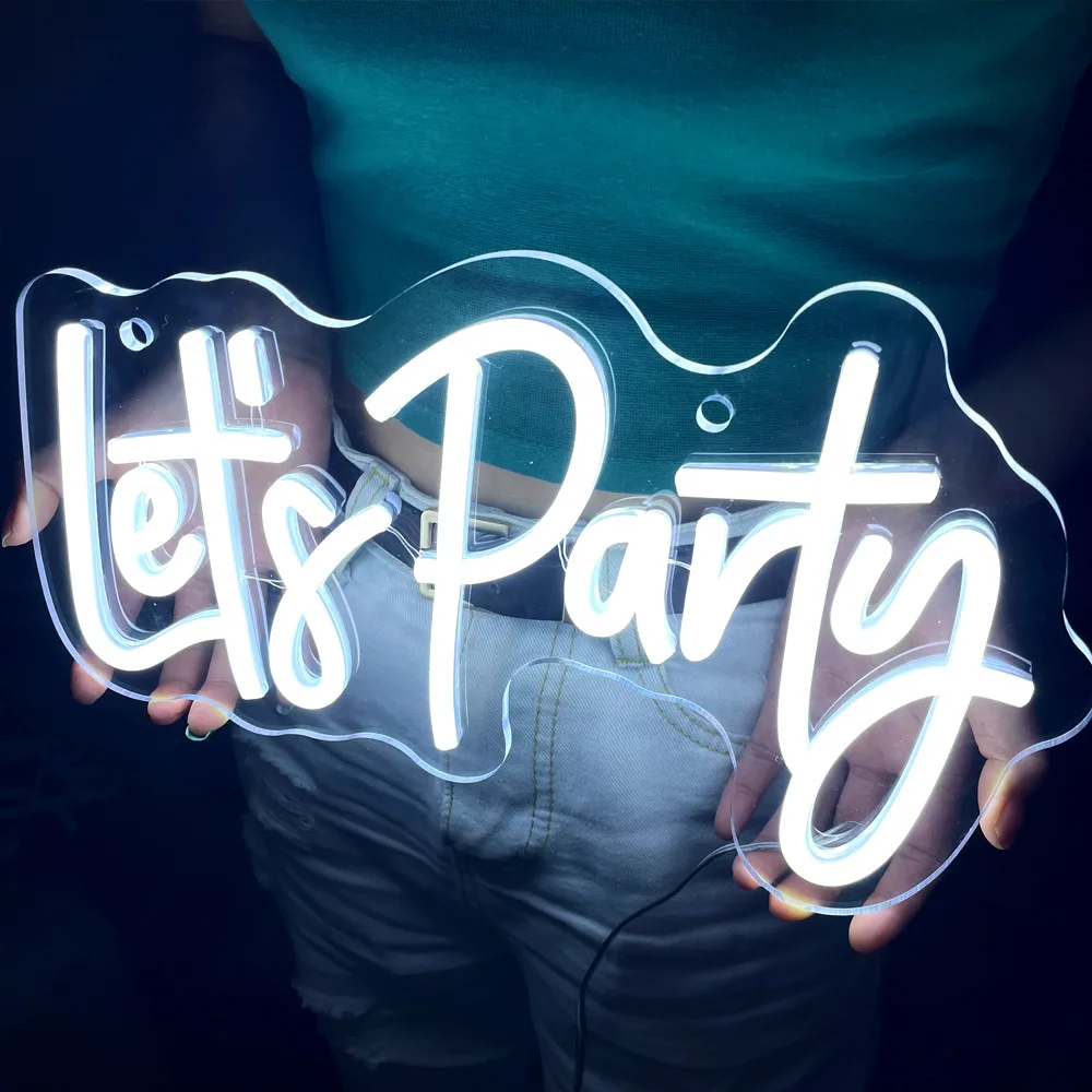 Customized Creativity Led bar  Acrylic Neon Lights Sign Board for Party  Wall Decoration