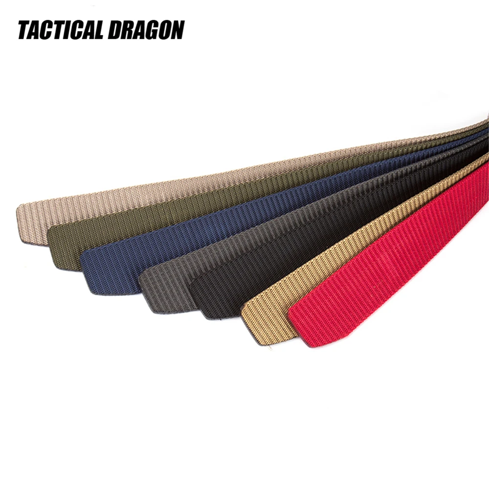 
Single sale nylon belt body 3.8cm width 110 / 130cm long thick precision knitted 4mm solid color belt comfortable and breathable 