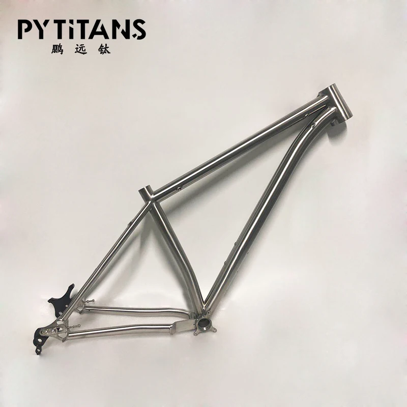 

Wholesale Price Non-Folding 26" Titanium Mountain Bike Frame, Optional