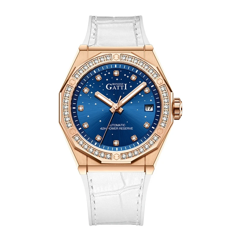 

Luxury Japan Movement Waterproof Quartz Women Watch Ladies Watches Leather Strap Hollow Out Watch