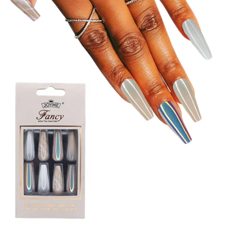 

30 PCS ABS False Fake Tips Nails Set Wholesale Press On Nails Artificial Fingernails For Women, Mixed color