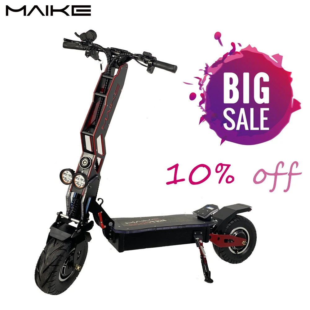 

2021 best buy Maike MKS 8000W powerful 13 inch off road adult electric motorcycle trottinette electrique scooters with seats