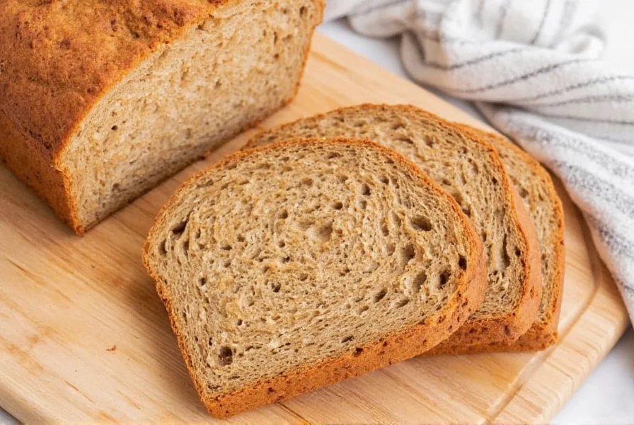 Keto cinnamon bread slice toasted with butter melting on top