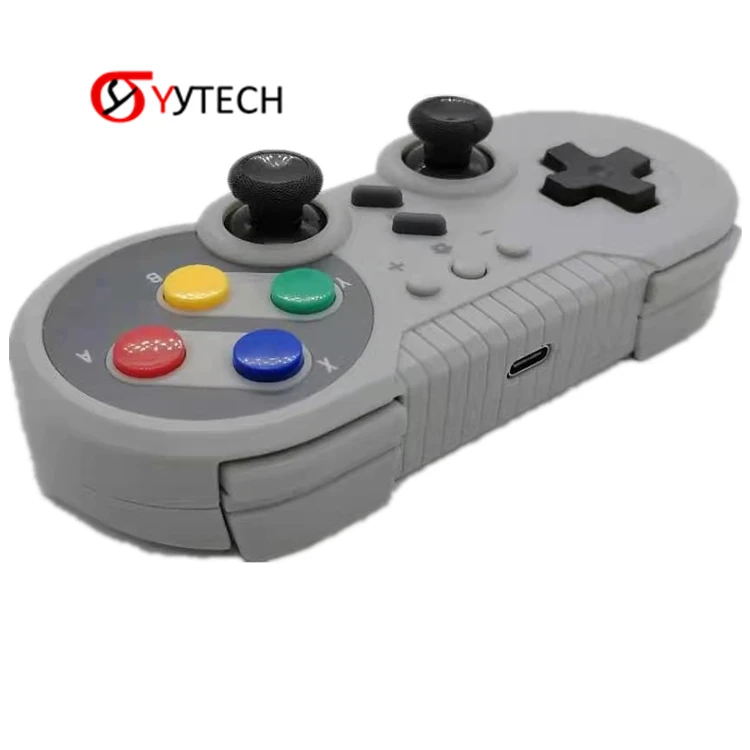 

SYYTECH MINI Wireless Remote Video Game Controller for Nintendo Switch SNES Handle Joypad Gamepad Android PC