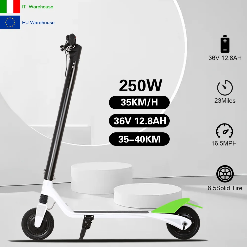 

Free Shipping 36V12.8AH Waterproof Electric Scooter Adult EU Warehouse Powerful Electric Scooter 16.5MPH23 Mile Electric Scooter