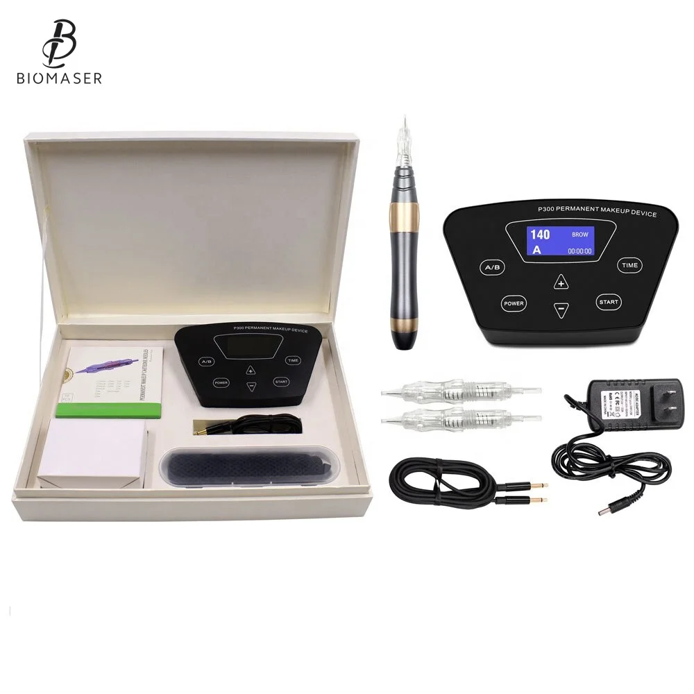 

Biomaser New Permanent Makeup Machine Eyebrow Tattoo Professional Digital Device Machine Eyebrow Lip Pen Machine Sets