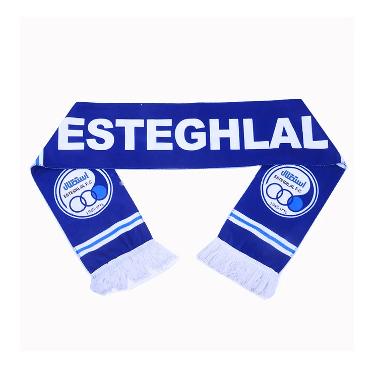High Quality Wholesale Satin Football Fan Scarf Football Fans Scarf