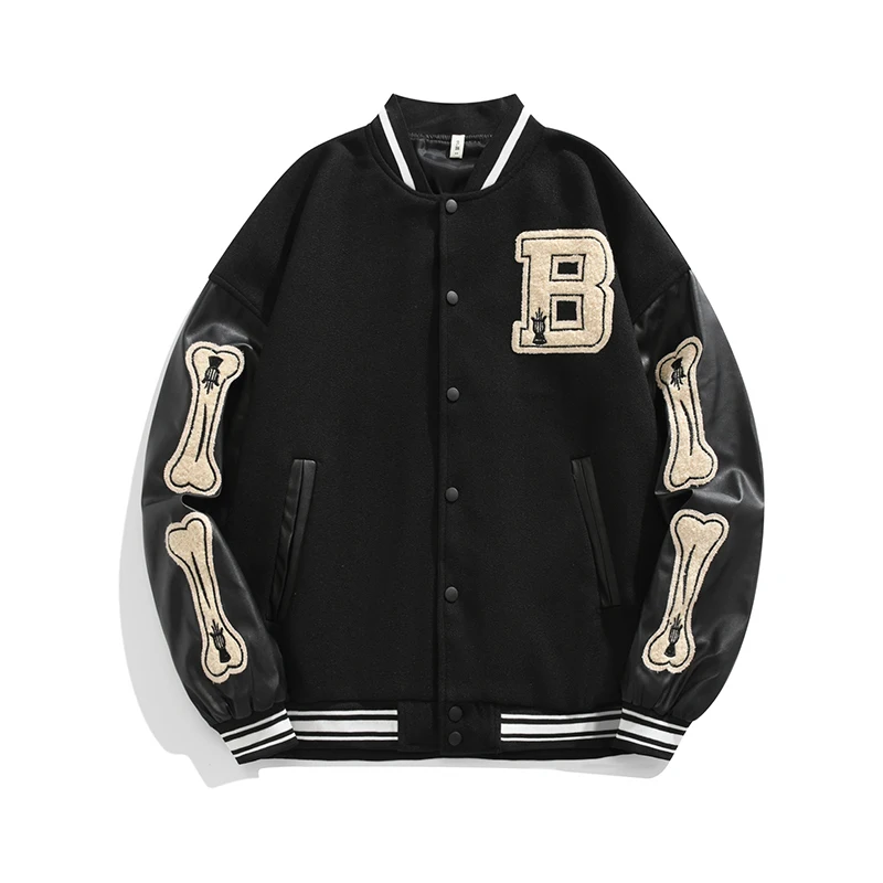 

Winter New Women Harajuku Style Baseball Jacket Cool Vintage Men Baseball Loose Casual Sports Varsity Jacket