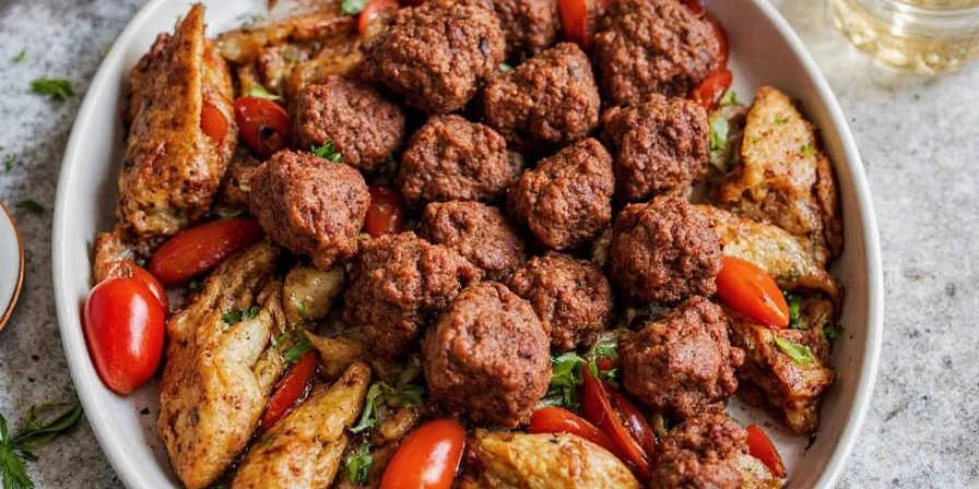 Indian seekh kebabs sizzling on a grill