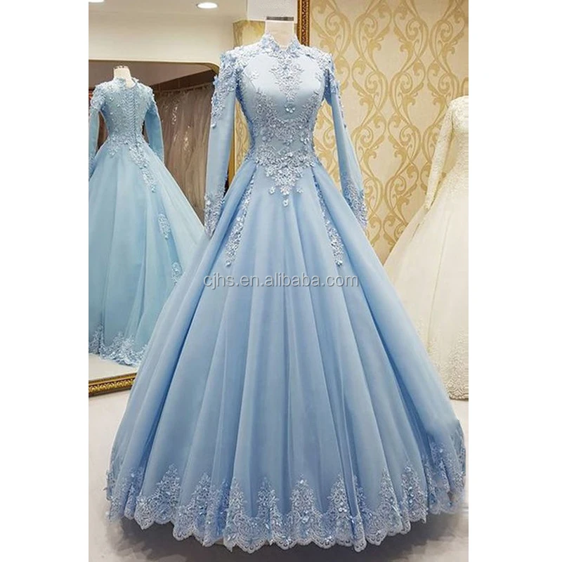 women's blue dress for wedding