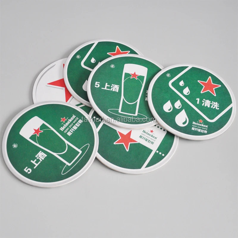 Factory Wholesale Bar Accessories Custom Cardboard Drink Beer Coaster