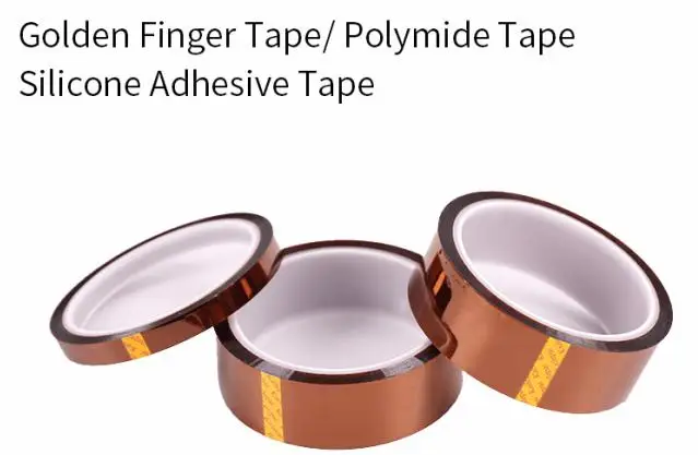 High Temperature Resistance Double Sided Gold Finger Polyimide Film Tape