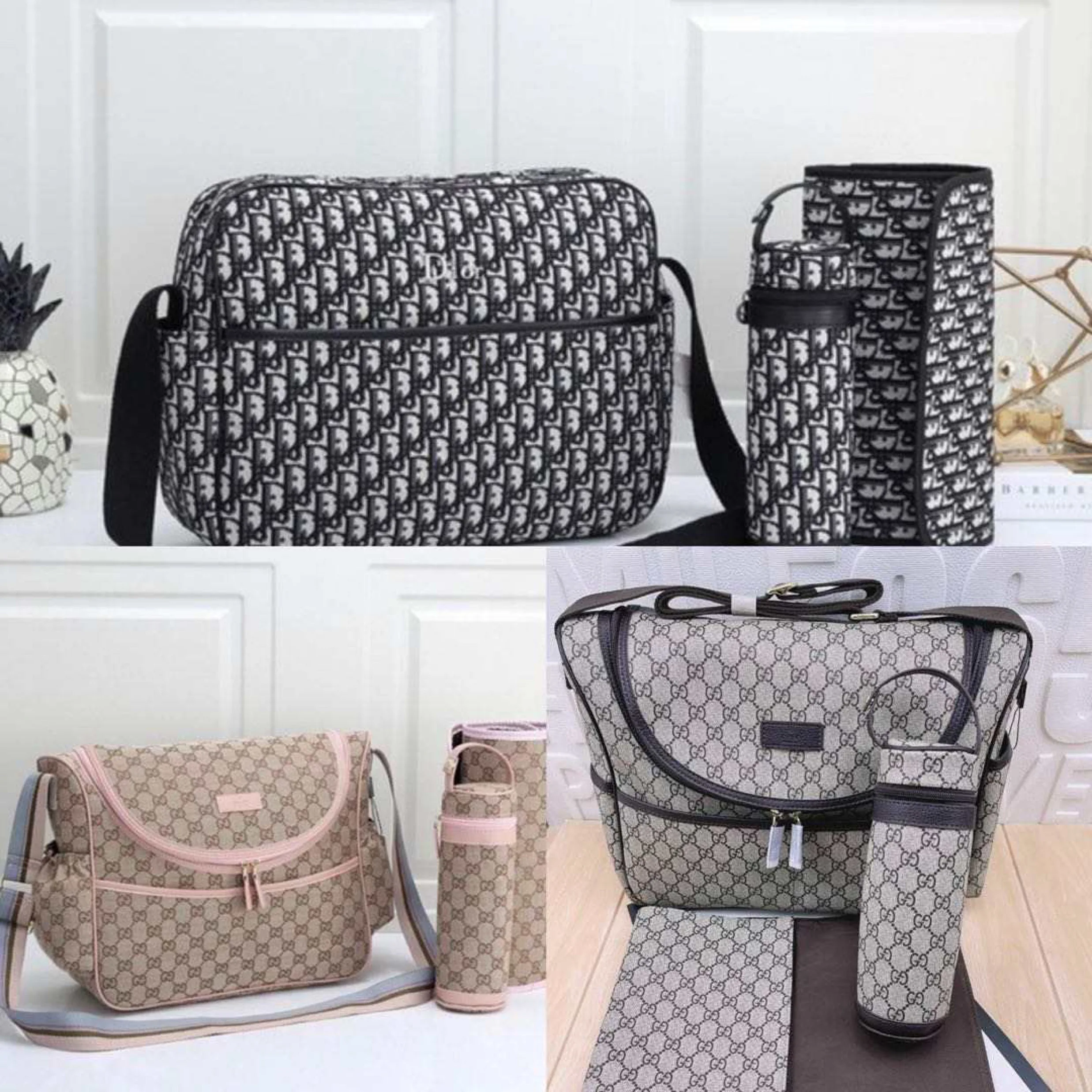 

Fashion New Product Mummy Bag + Cushion + Bottle Bag
